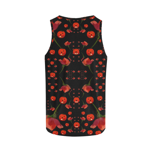 pumkins and roses from the fantasy garden All Over Print Tank Top for Men (Model T43)