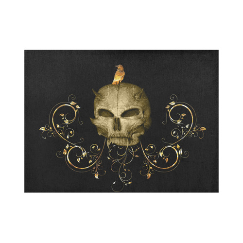 The golden skull Placemat 14’’ x 19’’ (Set of 2)