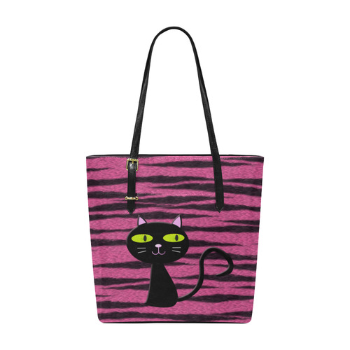 tiger kitty Euramerican Tote Bag/Small (Model 1655)