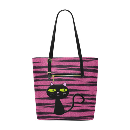 tiger kitty Euramerican Tote Bag/Small (Model 1655)