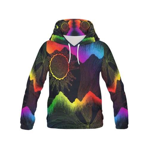 Sunset Darkness All Over Print Hoodie for Men (USA Size) (Model H13)