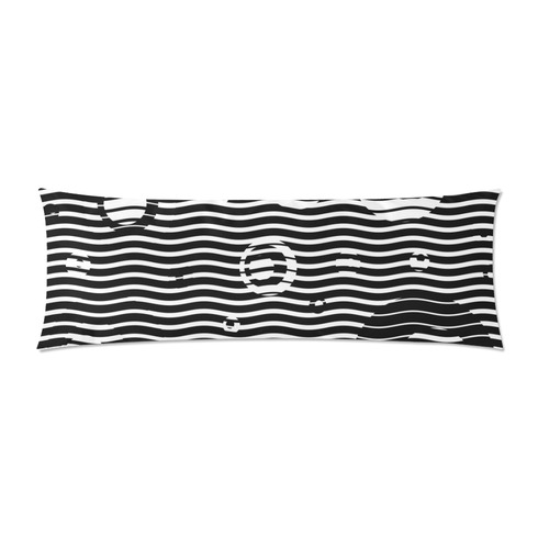 Waves Custom Zippered Pillow Case 21"x60"(Two Sides)