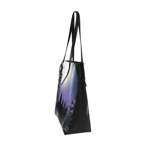 Howling Wolf Euramerican Tote Bag/Small (Model 1655)