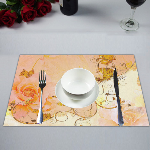 Beautiful flowers in soft colors Placemat 14’’ x 19’’