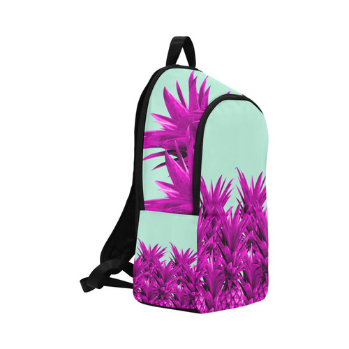 Funky Pineapples Fabric Backpack for Adult (Model 1659)