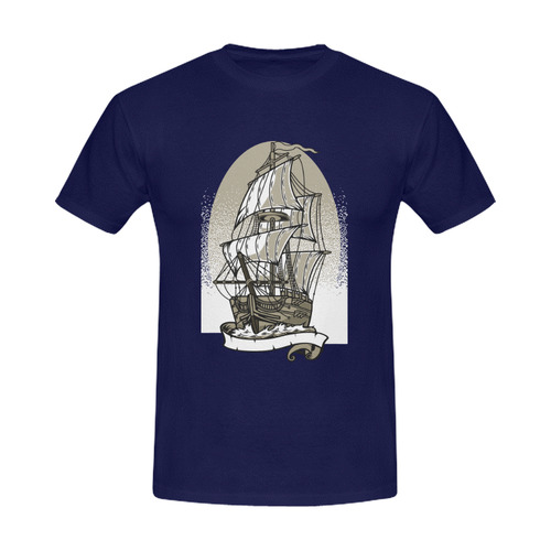 Ship Navy Men's Slim Fit T-shirt (Model T13)