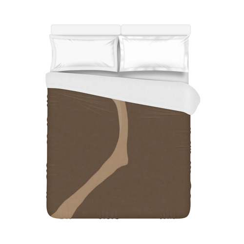 coffee and cream Duvet Cover 86"x70" ( All-over-print)