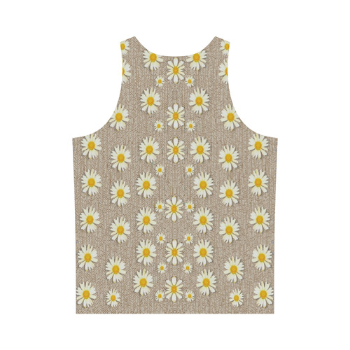 Star fall of fantasy flowers on pearl lace All Over Print Tank Top for Men (Model T43)