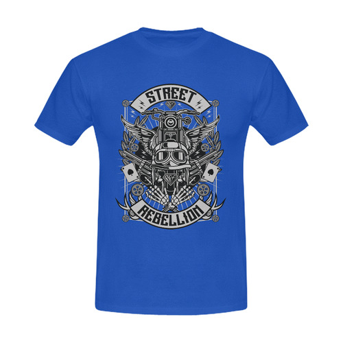 Street Rebellion Cobalt Men's Slim Fit T-shirt (Model T13)