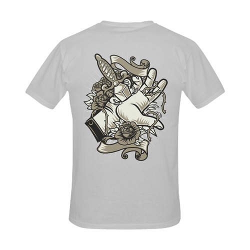 Sacrifice Grey Men's Slim Fit T-shirt (Model T13)