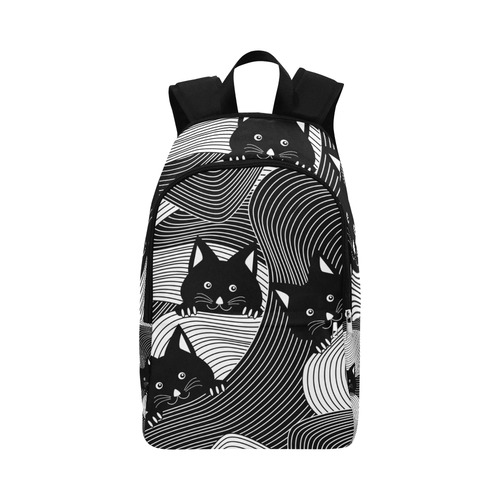 Hidden Kitties Fabric Backpack for Adult (Model 1659)