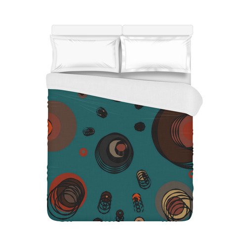 Circular Motion Duvet Cover 86"x70" ( All-over-print)