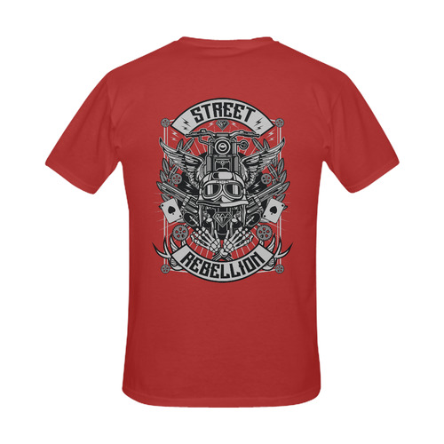 Street Rebellion Dark Red Men's Slim Fit T-shirt (Model T13)