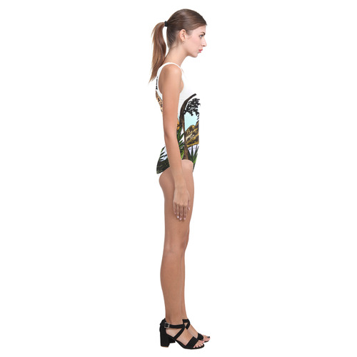 The Outdoors Vest One Piece Swimsuit (Model S04)