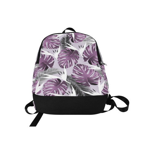 Purple Tropics Fabric Backpack for Adult (Model 1659)