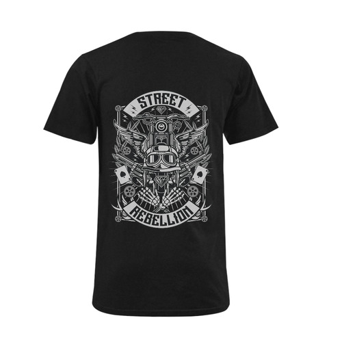 Street Rebellion Men's V-Neck T-shirt (USA Size) (Model T10)