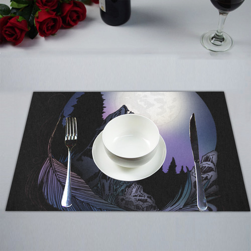 Howling Wolf Placemat 14’’ x 19’’ (Set of 2)