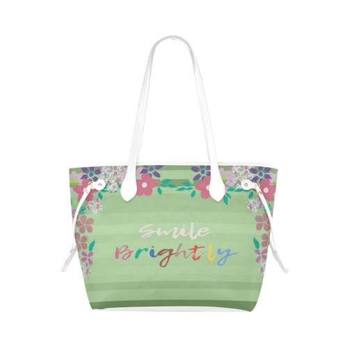 Smile Brightly Clover Canvas Tote Bag (Model 1661)