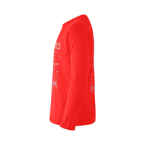 10000 Ways Red Sunny Men's T-shirt (long-sleeve) (Model T08)