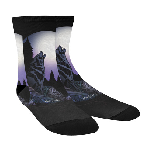 Howling Wolf Crew Socks