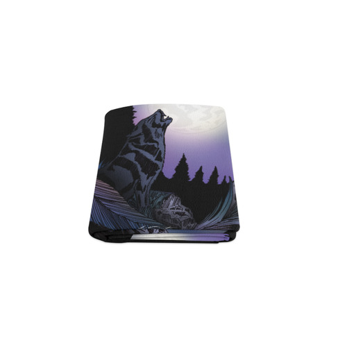Howling Wolf Blanket 40"x50"