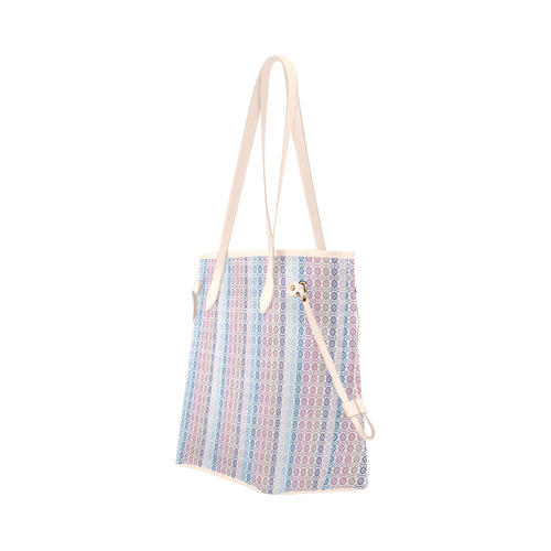 Words of Summer Crisscross Clover Canvas Tote Bag (Model 1661)