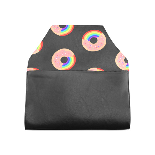 Taste the Rainbow Donut Clutch Bag (Model 1630)