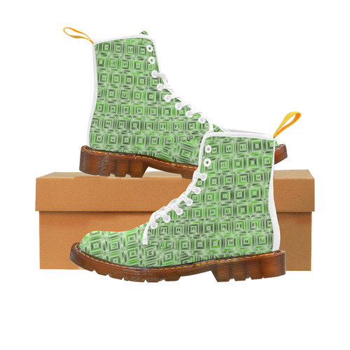 classic blocks,green by FeelGood Martin Boots For Women Model 1203H