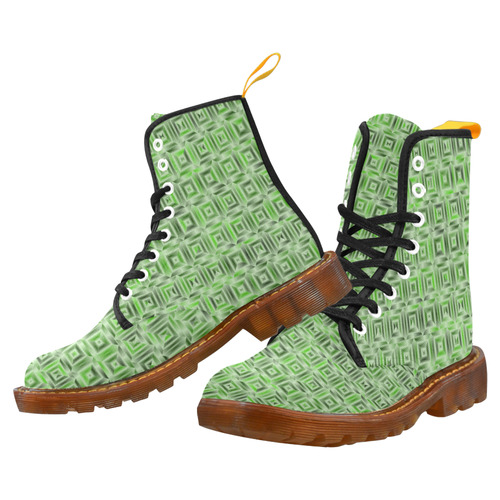 classic blocks,green by FeelGood Martin Boots For Men Model 1203H