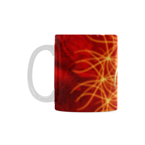 Awesome chinese dragon, gold White Mug(11OZ)