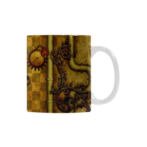 wonderful noble steampunk design White Mug(11OZ)