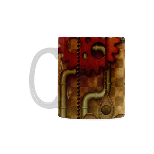 wonderful noble steampunk design White Mug(11OZ)