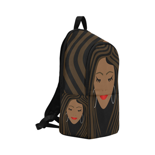 Girl 2 Fabric Backpack for Adult (Model 1659)