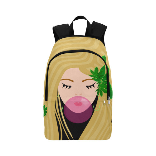 420 Girl Fabric Backpack for Adult (Model 1659)