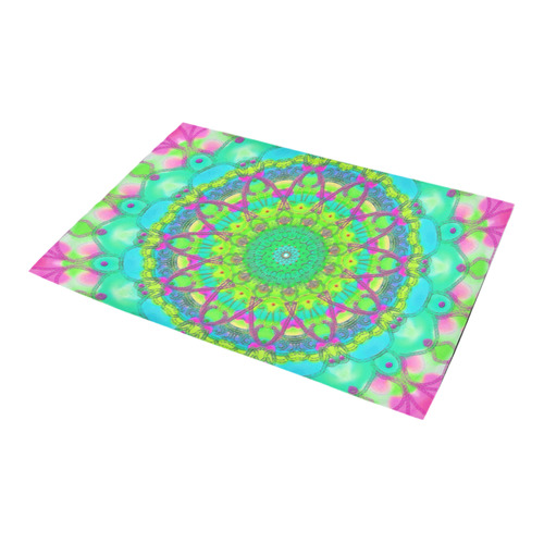 confetti-bright 7 Azalea Doormat 24" x 16" (Sponge Material)