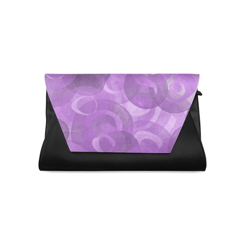 Purple Swirls Clutch Bag (Model 1630)