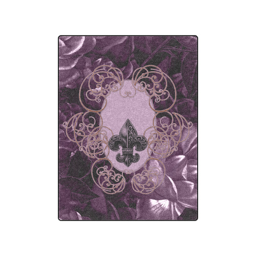 Flowers in soft violet colors Blanket 50"x60"