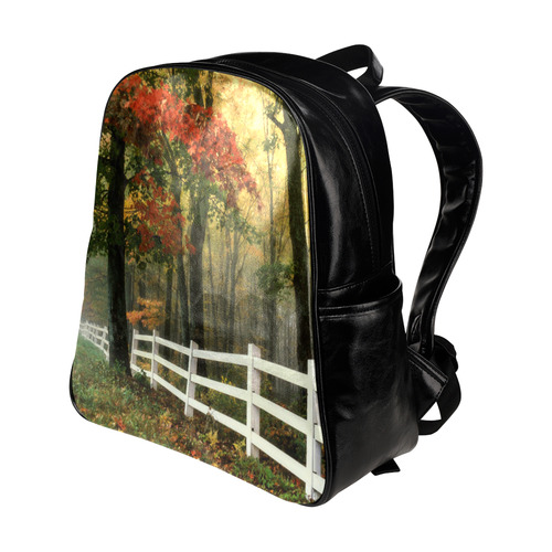 Autumn Morning Multi-Pockets Backpack (Model 1636)