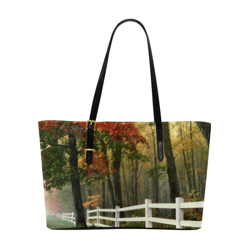 Autumn Morning Euramerican Tote Bag/Large (Model 1656)