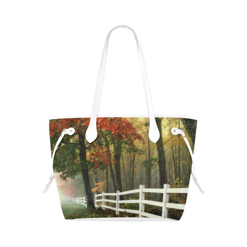 Autumn Morning Clover Canvas Tote Bag (Model 1661)