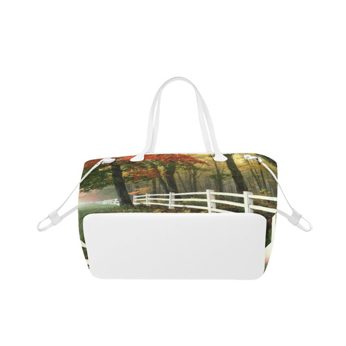 Autumn Morning Clover Canvas Tote Bag (Model 1661)