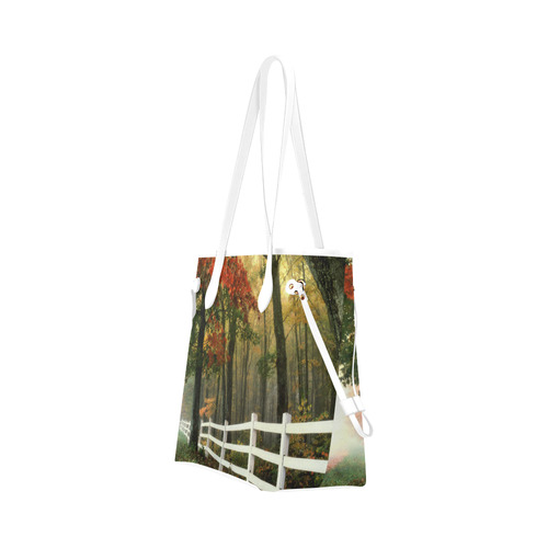 Autumn Morning Clover Canvas Tote Bag (Model 1661)