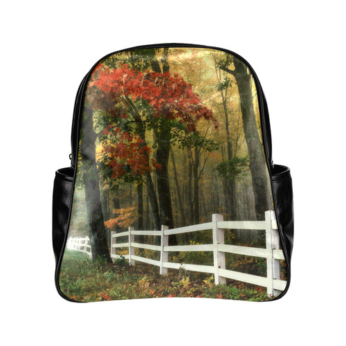 Autumn Morning Multi-Pockets Backpack (Model 1636)