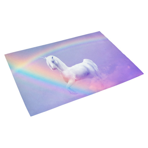 Unicorn and Rainbow Azalea Doormat 30" x 18" (Sponge Material)