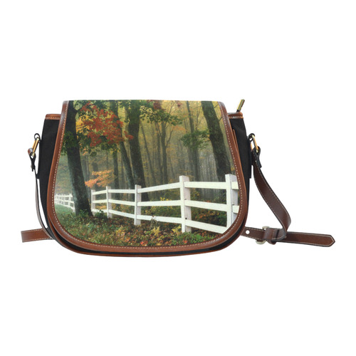 Autumn Morning Saddle Bag/Small (Model 1649)(Flap Customization)