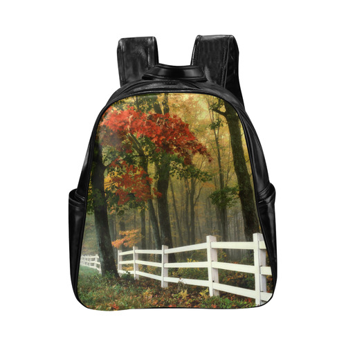 Autumn Morning Multi-Pockets Backpack (Model 1636)