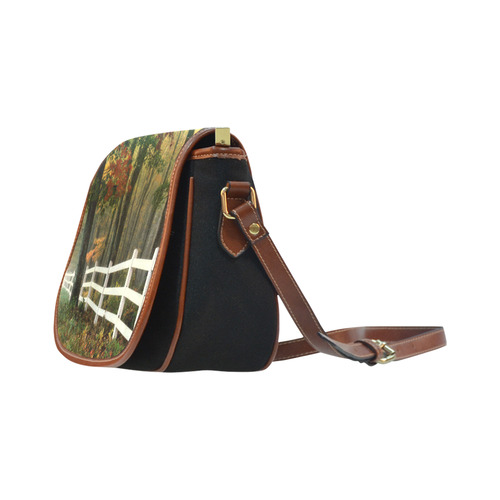 Autumn Morning Saddle Bag/Small (Model 1649)(Flap Customization)