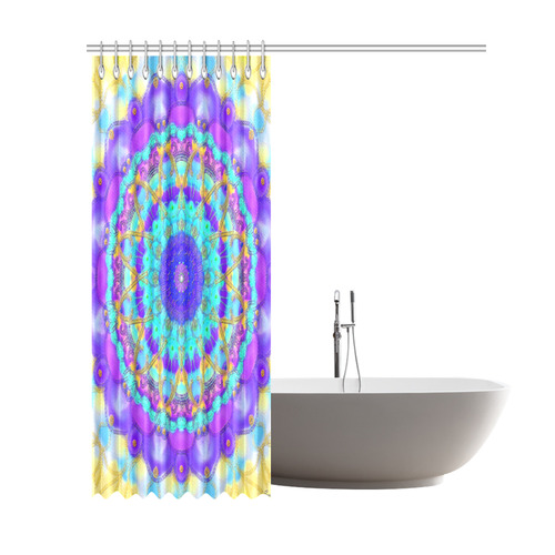 confetti-bright4 Shower Curtain 69"x84"