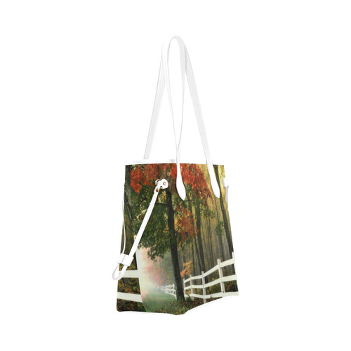 Autumn Morning Clover Canvas Tote Bag (Model 1661)
