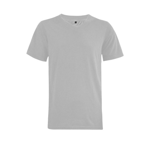 This My Color Gray Men's V-Neck T-shirt  Big Size(USA Size) (Model T10)